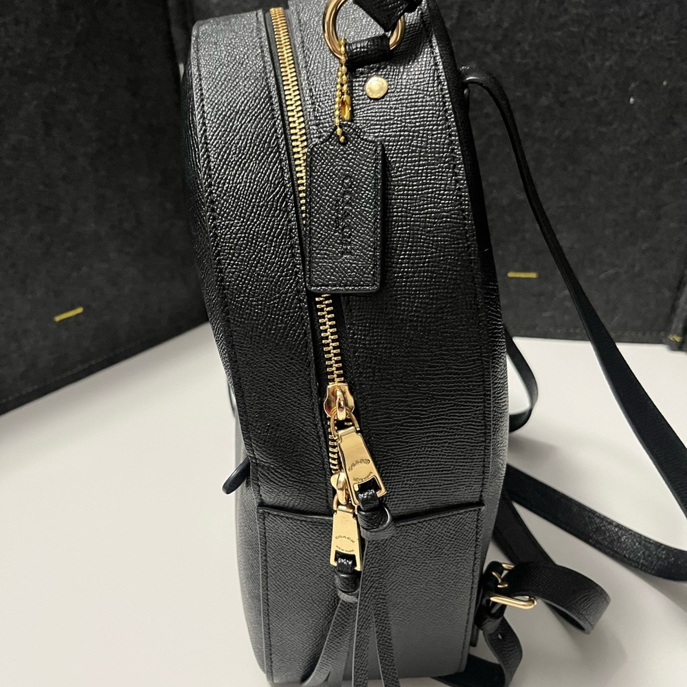 Coach Black and Gold Backpack - Picture 6 of 10